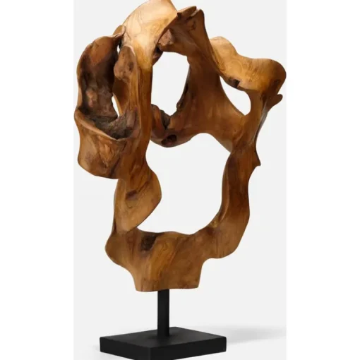 Marcianus Sculpture Teak 20"