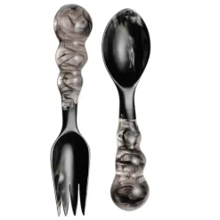 Mardi Gras Resin Server Set