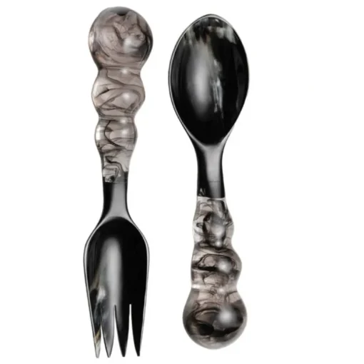 Mardi Gras Resin Server Set