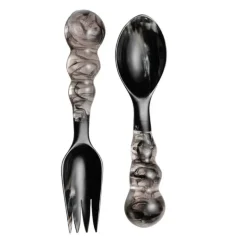 Mardi Gras Resin Server Set