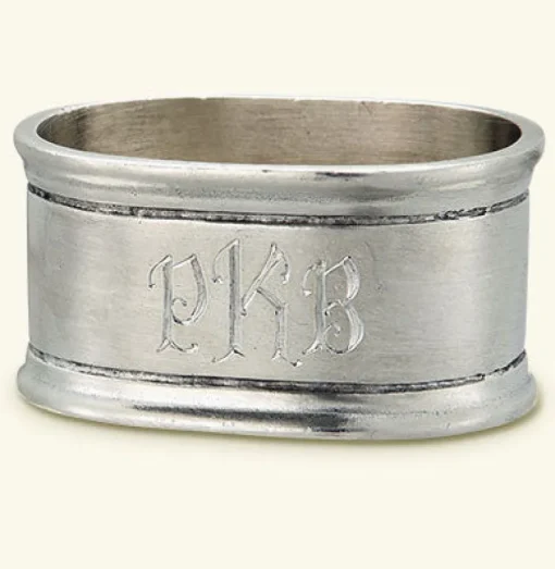 MATCH Oval Napkin Ring Set of Two