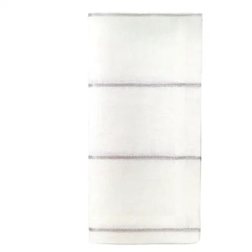 Metallic Thread Napkin Silver Set of 4