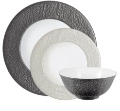 Mineral Irise Dinnerware Dark Grey
