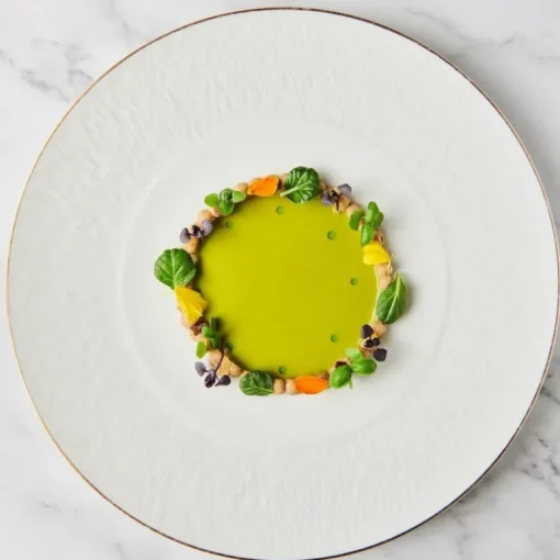 Mineral Irise Gold Filet Dinnerware