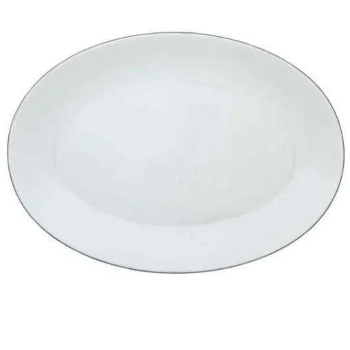 Monceau Oval Platter Platinum Large