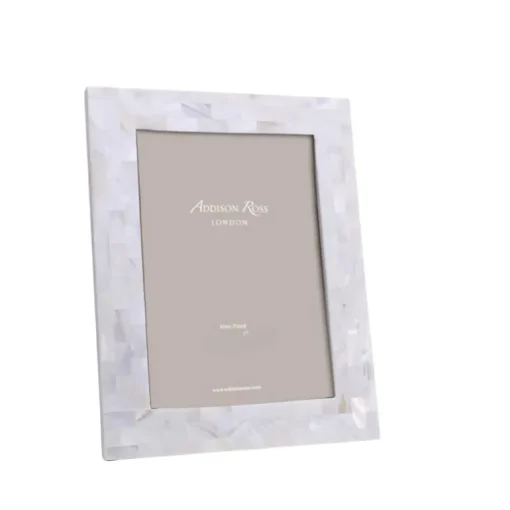 Mother Of Pearl White Frame