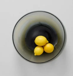 Nesting Glass Bowl Charcoal