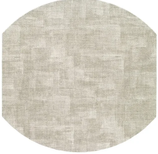 New Luster Elliptic Placemat - Granite Set/4