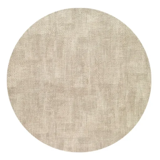 New Luster Round Placemat s/4 - Birch