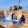 Oh De Stainless Steel Round Tray