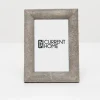 Oxford Faux Shagreen Frame Sand