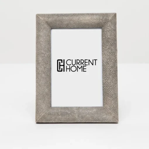 Oxford Faux Shagreen Frame Sand