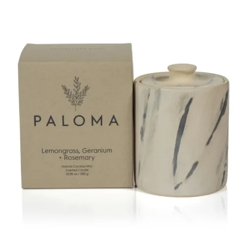 Paloma Candle Natural Marble