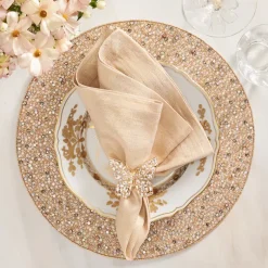 Papillon Butterfly Napkin Ring Boxed Set of 4