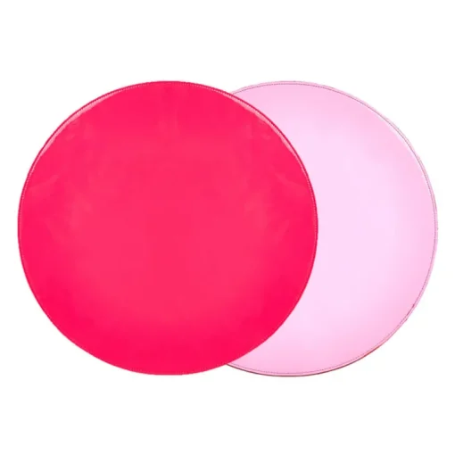 Patent Leather Reversible Placemat Set of 4 Pink