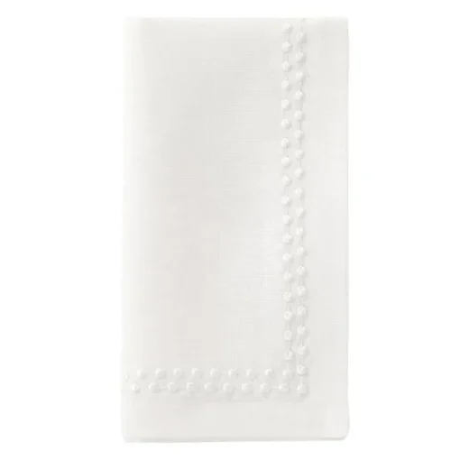 Pearls Napkin White Set of 4