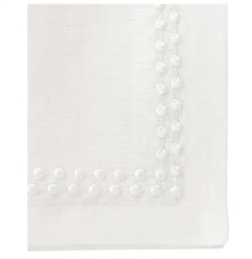 Pearls Napkin White Set of 4