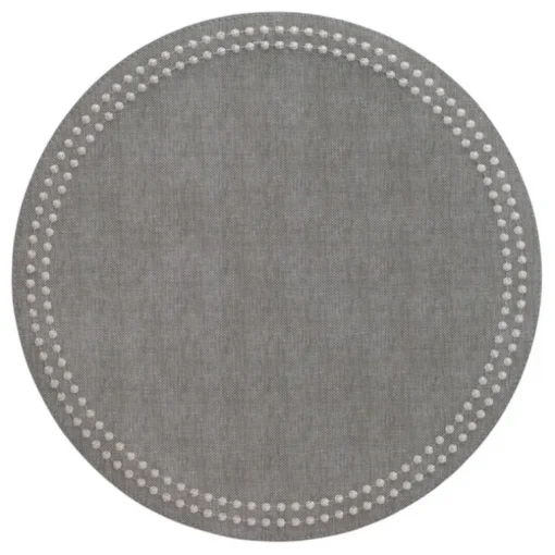 Pearls Round Placemat Set of 4