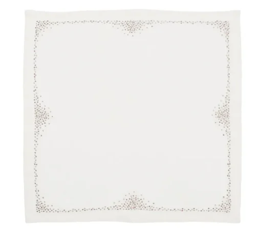Pin Dot Napkin White, Natural & Gray Set of 4