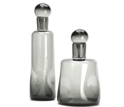 Pinched Decanter Grey