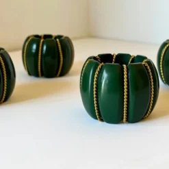 Pumpkin Napkin Ring Set of 4