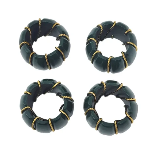 Pumpkin Napkin Ring Set of 4