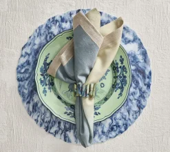 Radiant Napkin Ring Midnight Set of 4