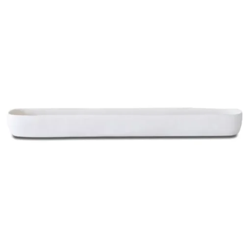 Resin Trough White Long