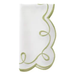 Ribbon Twirl Napkin Gold Set of 4