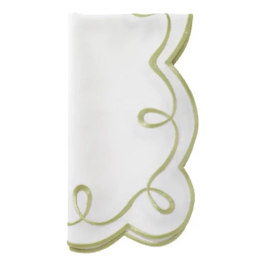 Ribbon Twirl Napkin Gold Set of 4