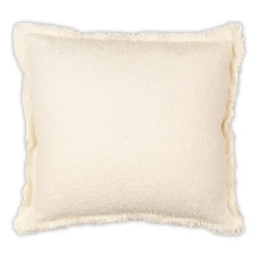 Riley Frayed Pillow Oyster 22 x 22