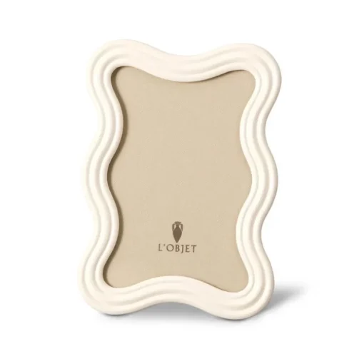 Ripple Enamel Frame White