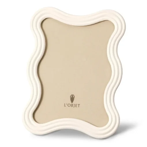 Ripple Enamel Frame White
