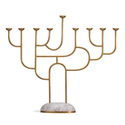 Rova Gold Menorah