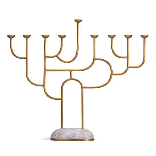 Rova Gold Menorah