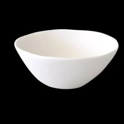 Sculpt Tapered White Medium Bowl
