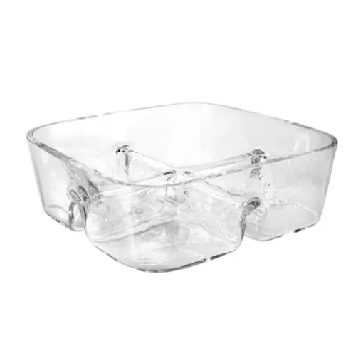 4 Section Square Relish Dish