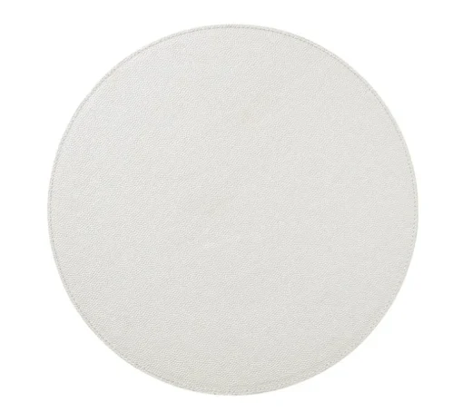 Shagreen Placemat White Set of 4