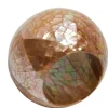 Shell Pearl Rose Napkin Ring Set of 4