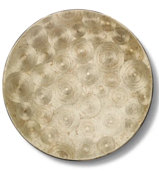 Split Gold Natural Round Centerpiece 18"