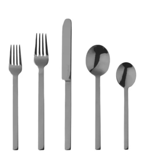 Stile Oro Nero 5 Piece Setting