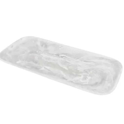 Swirl Classic Resin Rectangle Platter