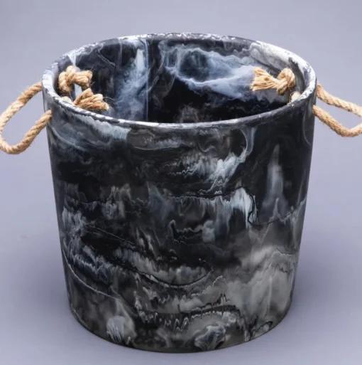 Swirl Resin Ice Bucket
