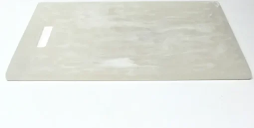 Swirl Resin Rectangle Chopping Board White - Large