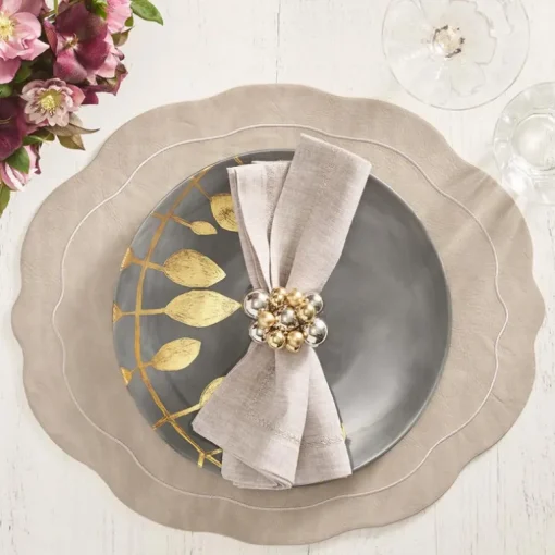 Tailored Placemat Gray Set of 4