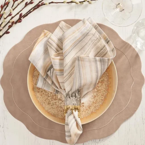 Tailored Placemat Taupe Set of 4