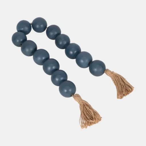 Tassel Blue Beaded Accent