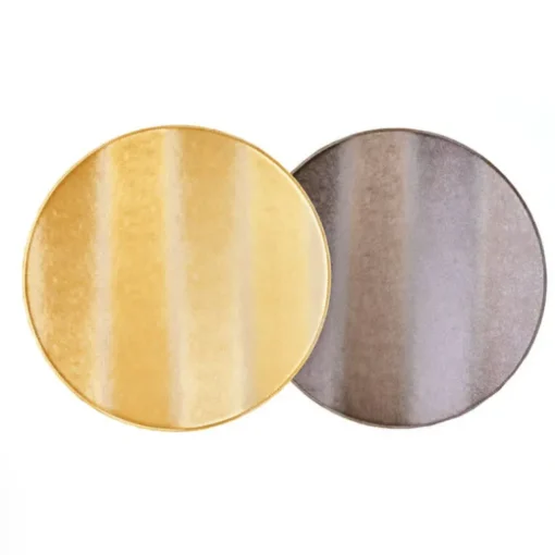 Textured Metallic Reversible Placemat Set of 4