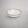 Thanni Bahamas Bowl White & Gold Medium