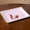 Thanni Bahamas Tray White & Gold Medium
